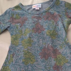 LuLaRoe Kids Adeline  Dress- Blue, Green, Pink Aka Kids Nicole